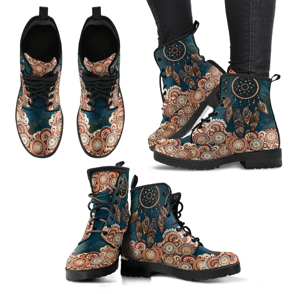 Native dreamcatcher Handcrafted Boots