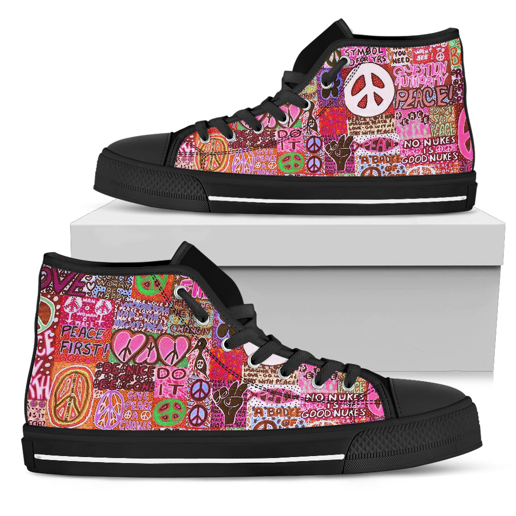 Peace and Love Women's High Top