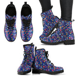 Floral Pattern Handcrafted Boots