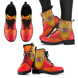 Boho Cat Women's Leather Boots