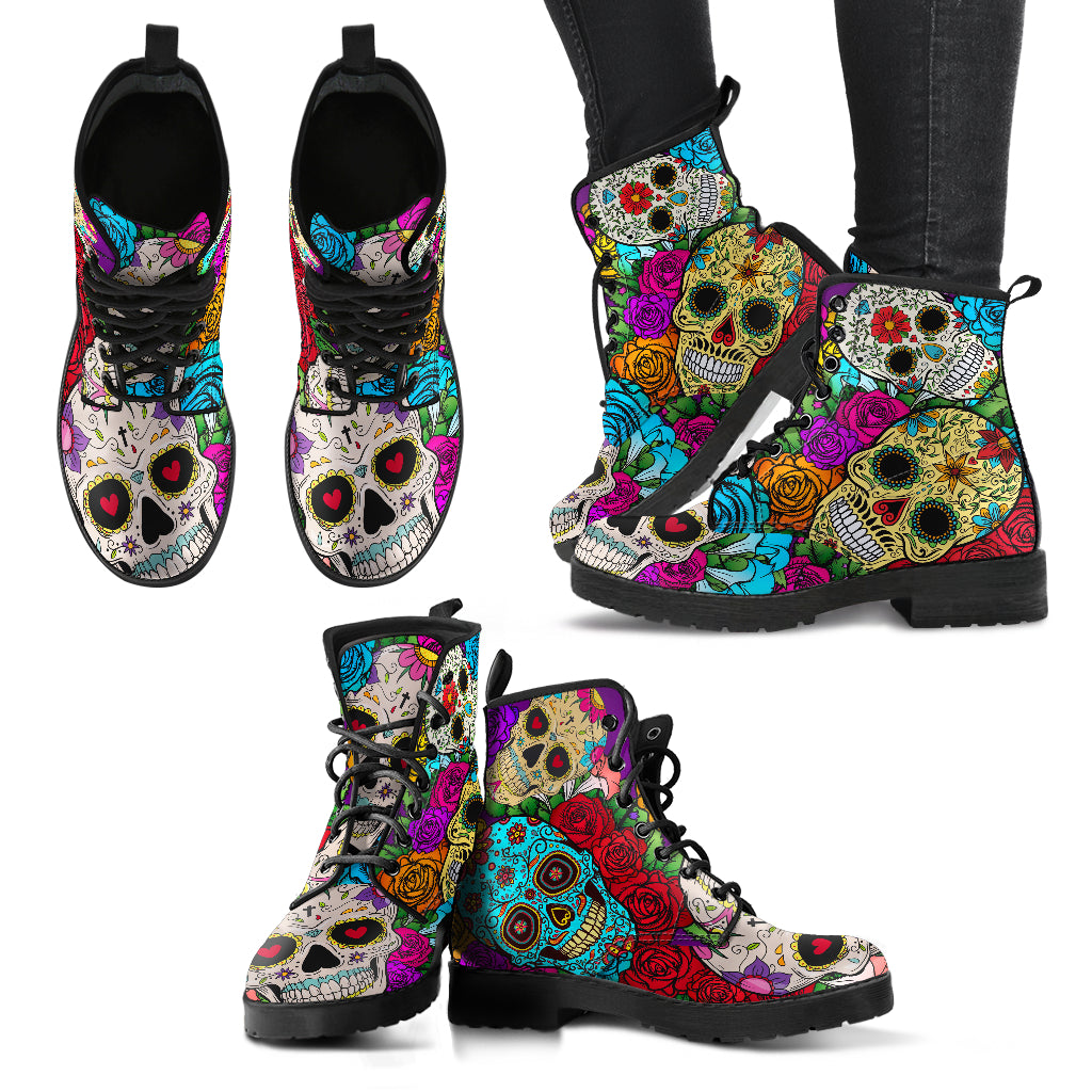 Skulls Handcrafted Boots