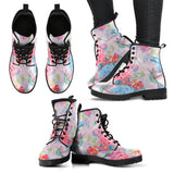 Handcrafted Pastel Pink Hummingbird Boots