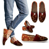 Red Sun and Moon Handcrafted Casual Shoes