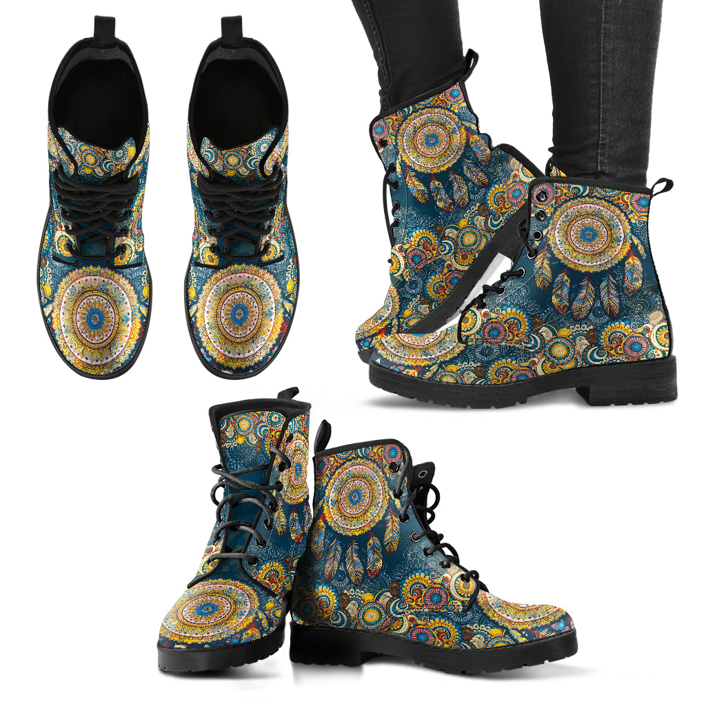 Dreamcatcher Mandala Handcrafted Boots