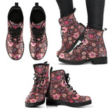 Flower Pattern Handcrafted Boots