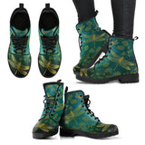 Green Dragonfly Handcrafted Boots