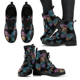 Boho Butterfly Women's Leather Boots