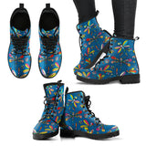 Colorful Dragonfly 5 Handcrafted Boots