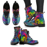 Colorful Elephant Handcrafted Boots