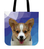 Corgi Dog Modern Art Tote Bag