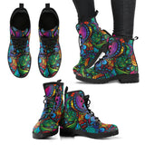 Mosaic Flower Handcrafted Boots