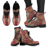 Diamond Mandala P3 - Leather Boots for Women