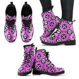 Skulls and Potion Faux Leather Boots
