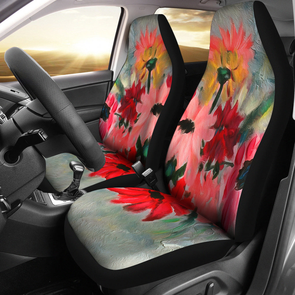 The Crystal Vase Car Seat Covers from Fine Art Painting