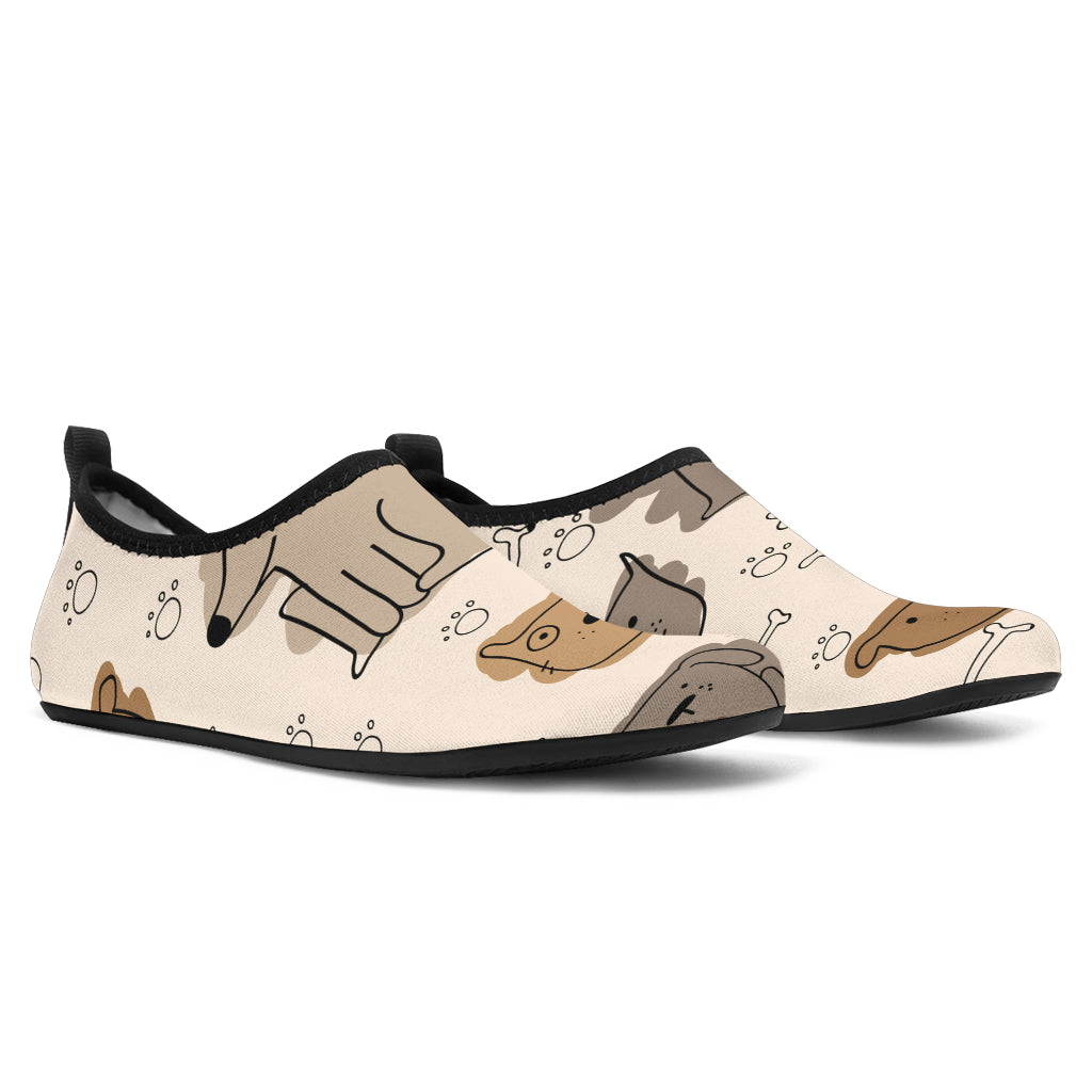 Brown Doodle Dogs Beach Shoes