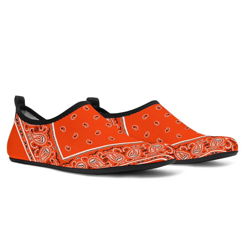 Perfect Orange Bandana Split Water Shoes