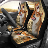 Shiba Inu Car Seat Covers (Set of 2)